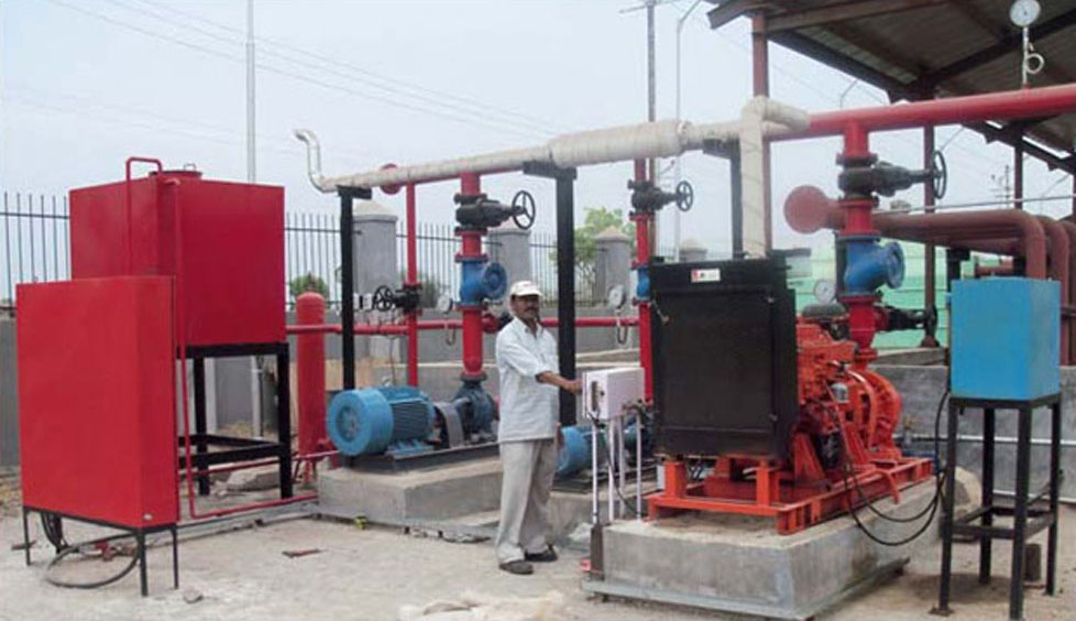 water foam system